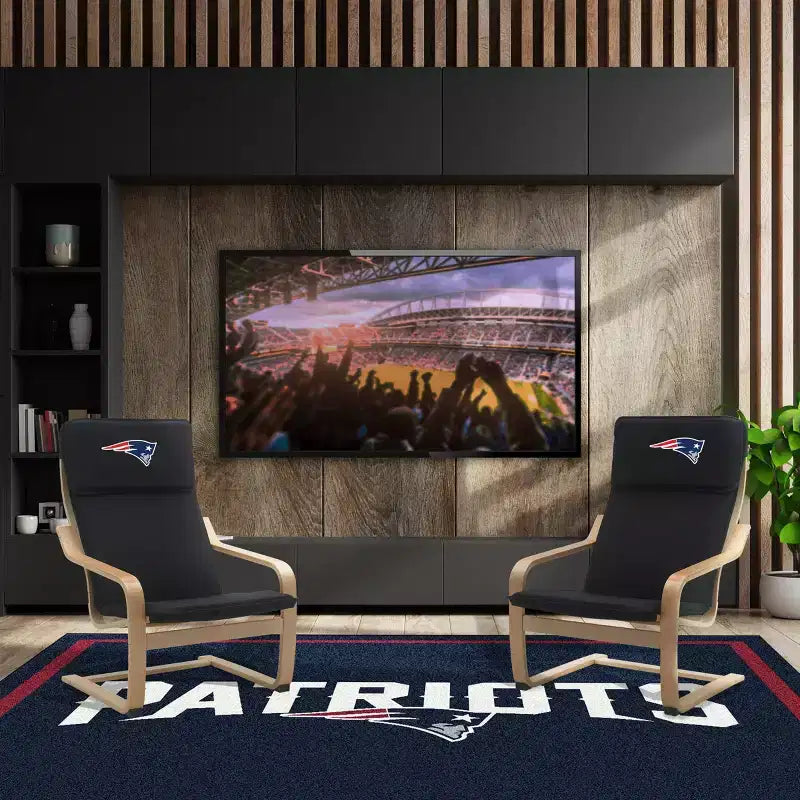 NFL New England Patriots Bentwood Accent Chair