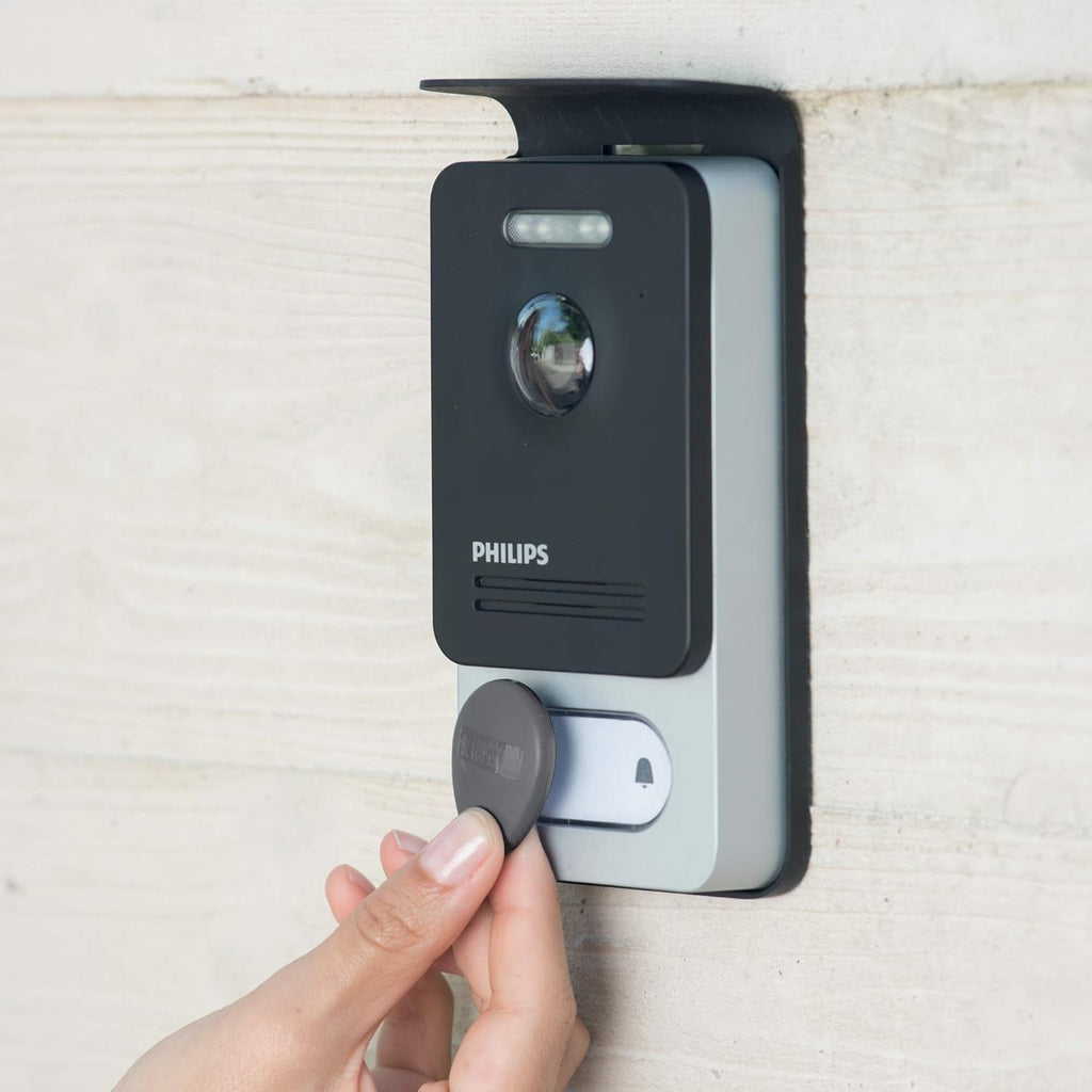 Philips - Visiophone connecté smartphone - WelcomeEye Connect 2 - Philips - 531036 - Philips WelcomeEye Connect 2 (version améliorée)
