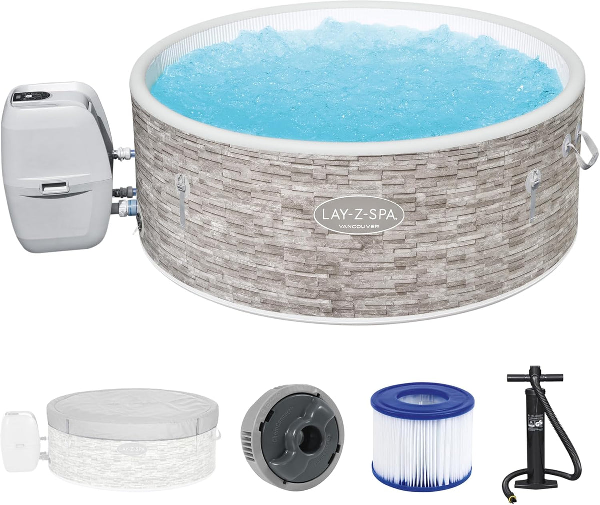 Spa gonflable rond BESTWAY Lay-Z-Spa? Miami Airjet? 2 - 4 personnes