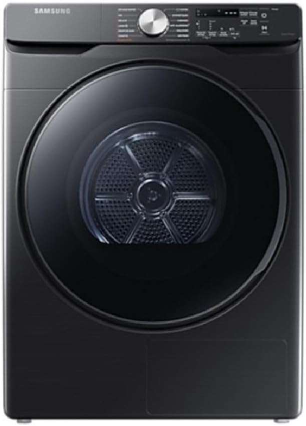 Samsung Sèche-linge grande capacité DV16T8520BV/ET, 16 kg, Hybrid Heatpump Classe A+++, Wifi, Hublot réversible, Charge avant, 69 l x 98 h x 84p cm