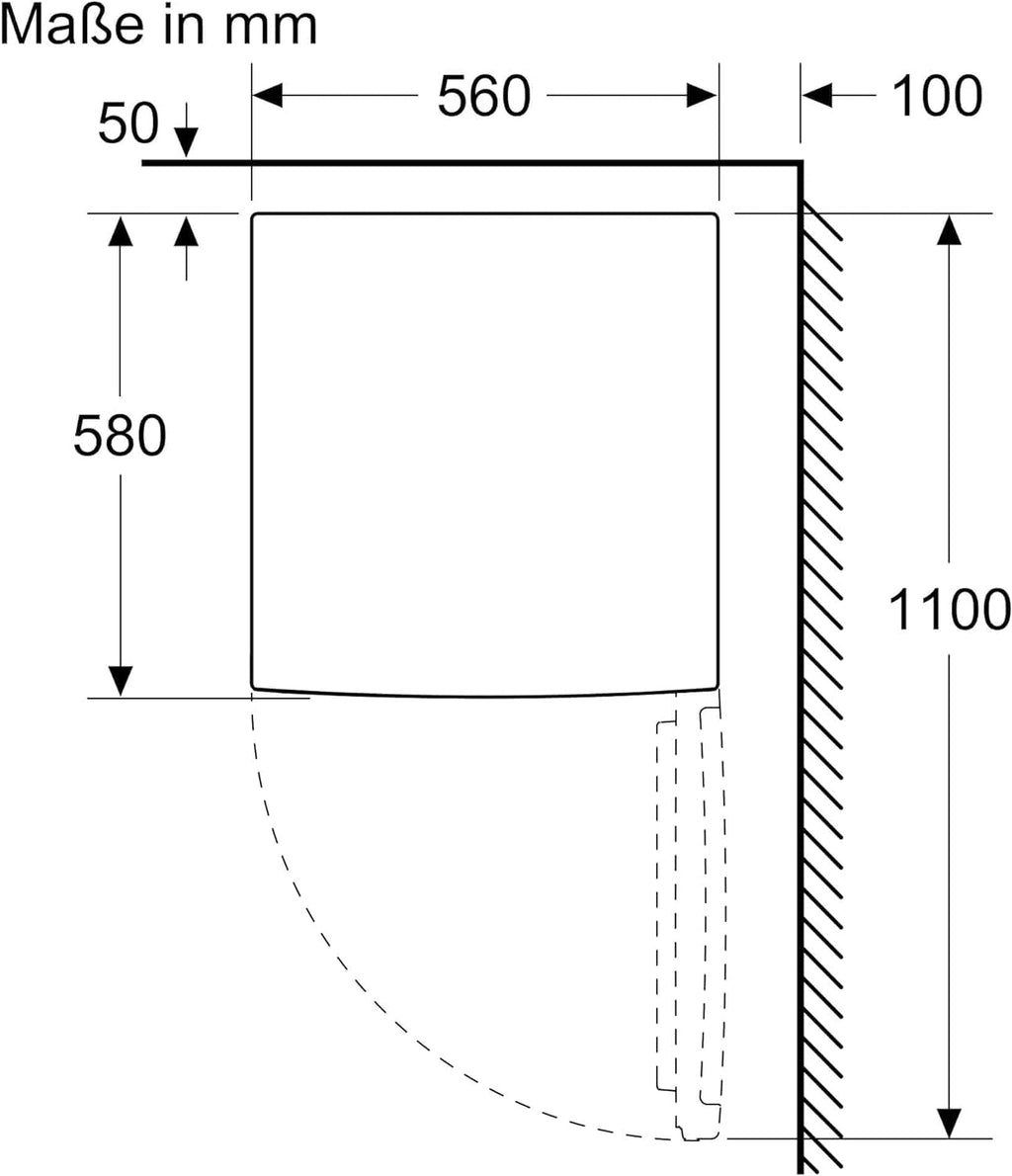 Bosch KTR15NWEB- Série 2 Réfrigérateur Table top pose-libre- Blanc