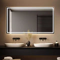 WallBeyond Rectangular LED Vanity Mirror Clear